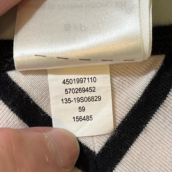 Soma White Black Striped Tunic T-Shirt Size Small Sleep Shirt - Picture 7 of 8